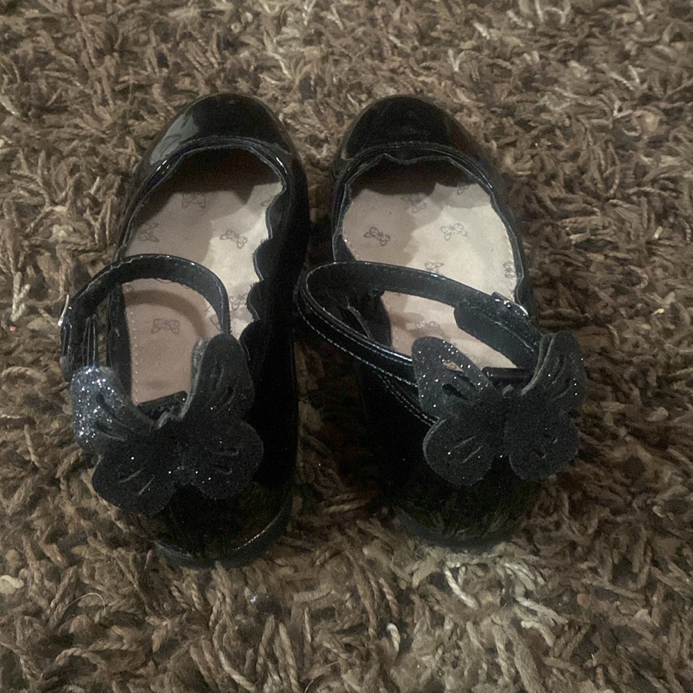 Self esteem girls black dress shoes size 13 - Picture 3 of 6